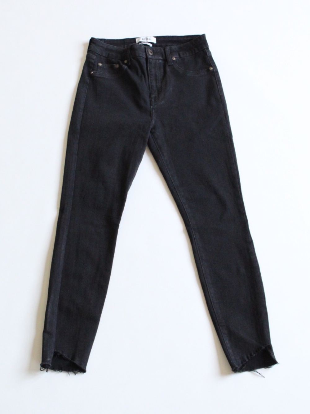Pistola Gently Used Aline Coated High Rise Skinny Jean